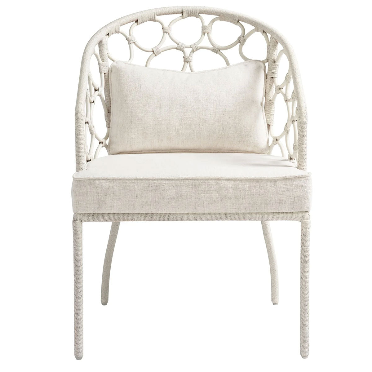 PEBBLE WHITE DINING CHAIR