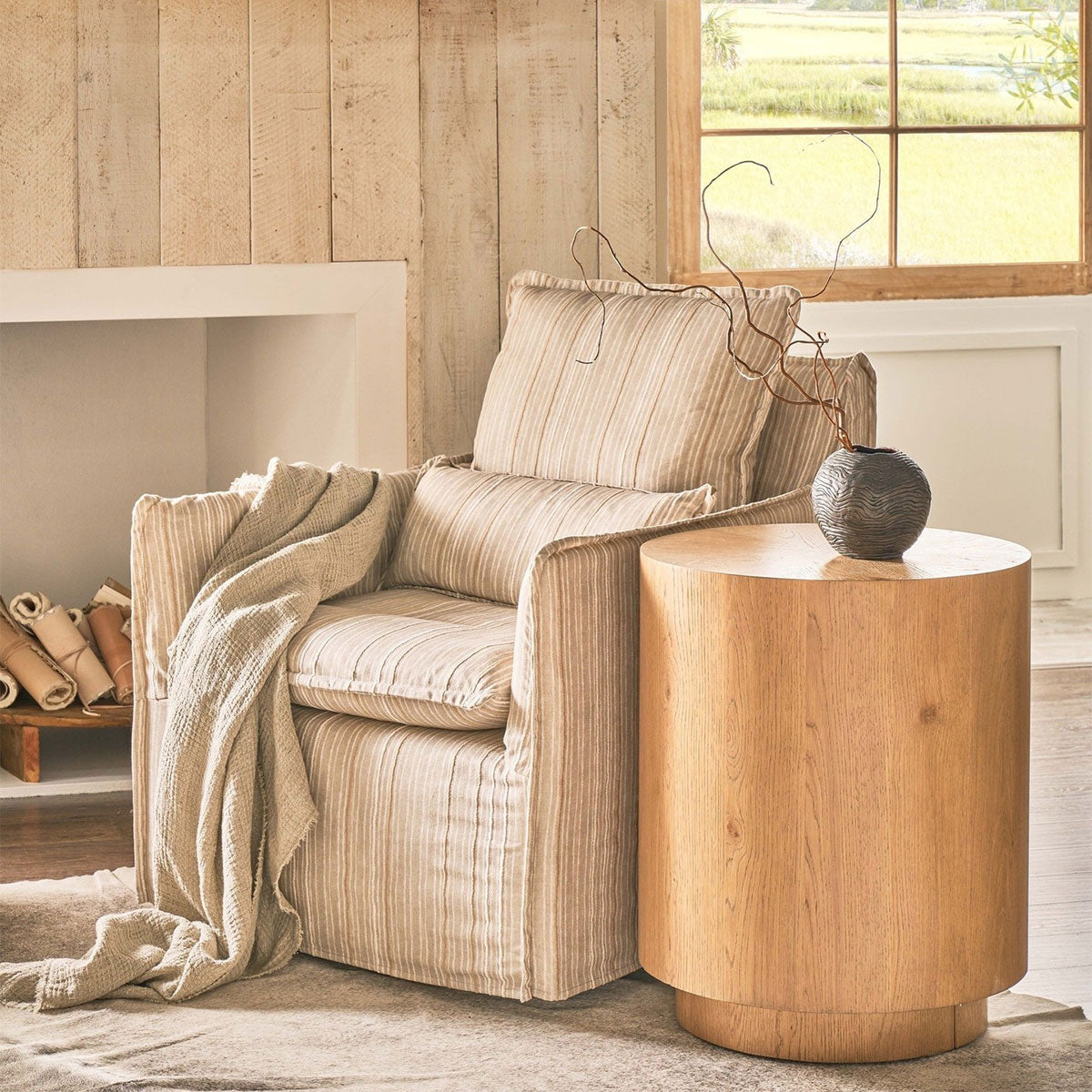 WEEKENDER ROUND END TABLE