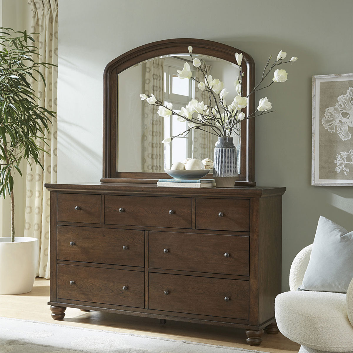 Cambridge Cherry Dresser Mirror