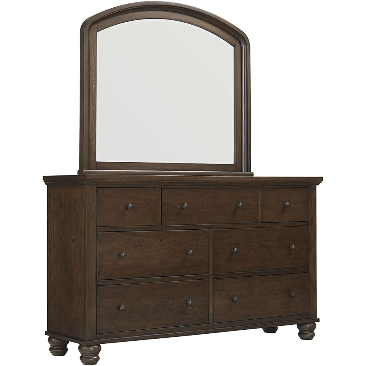 CAMBRIDGE DRESSER AND MIRROR IN CHERRY