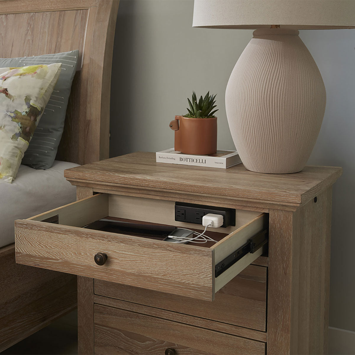 Cambridge Khaki Liv360 Nightstand