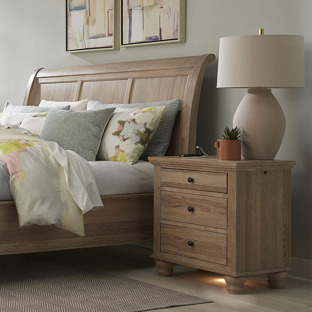 Cambridge Khaki Liv360 Nightstand