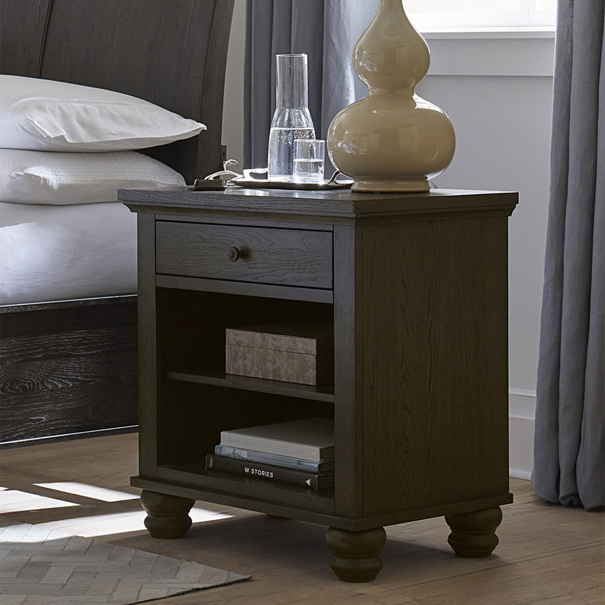 Cambridge Pepper 1 Dawer Nightstand