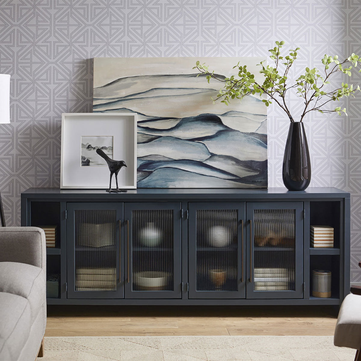 TATUM BLUE 84" CONSOLE