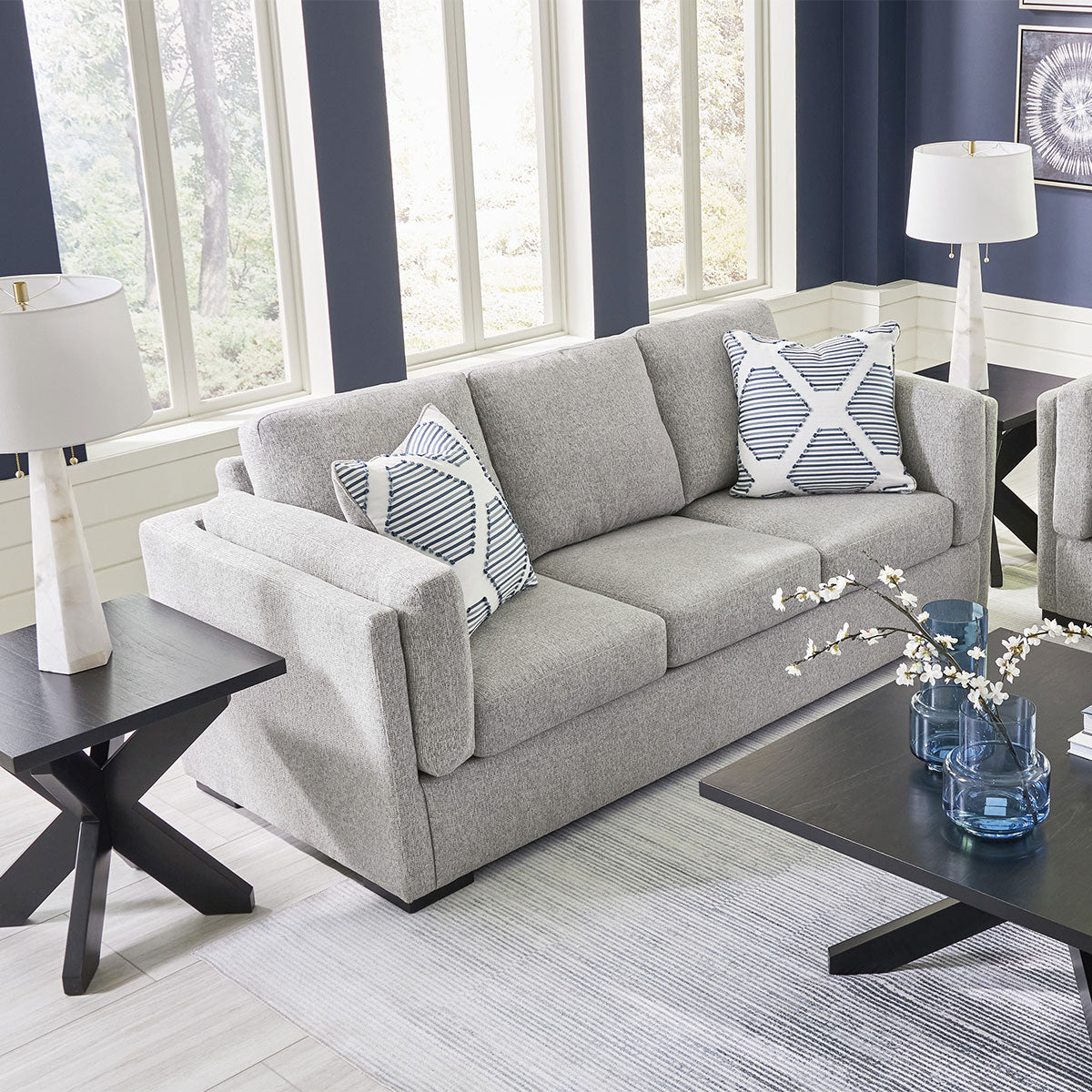 Evansley Pewter Sofa