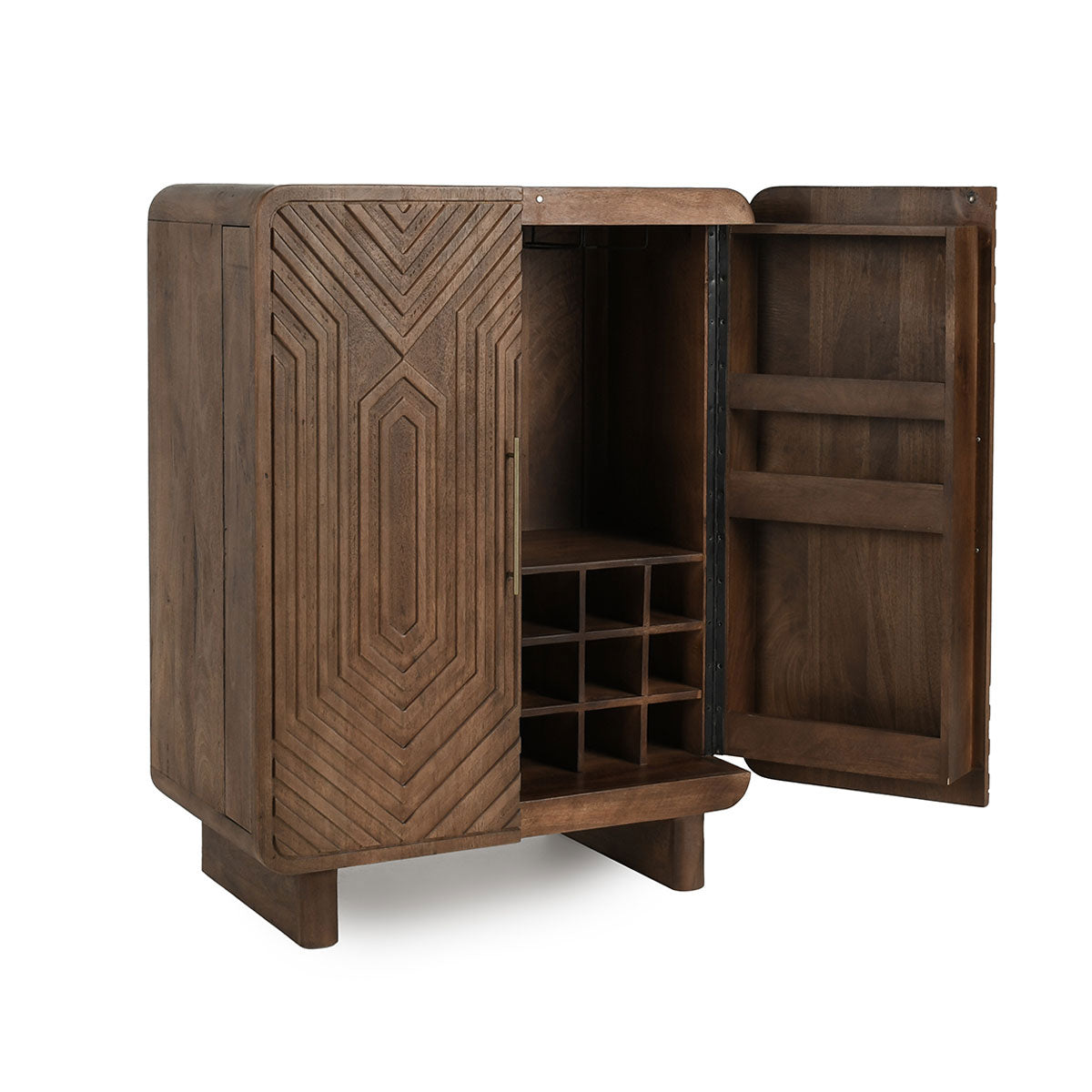 HOLMES WOOD BAR CABINET