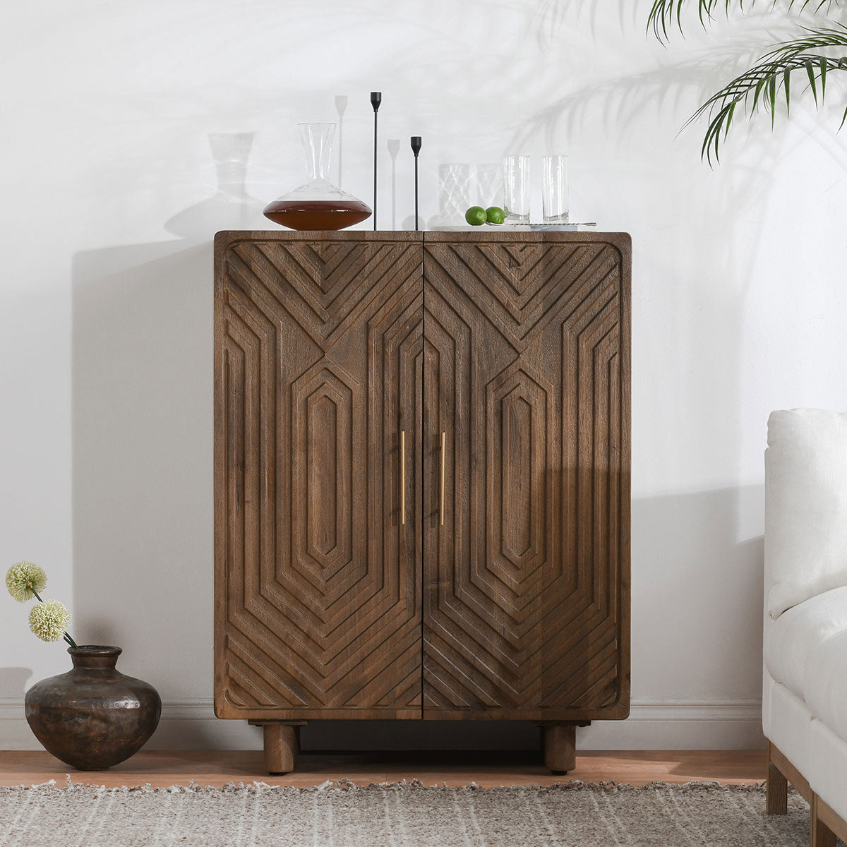HOLMES WOOD BAR CABINET