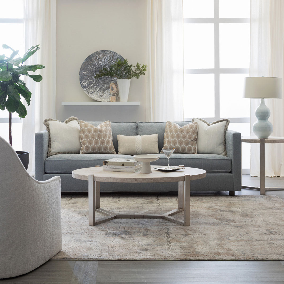 DENIZEN OVAL COCKTAIL TABLE