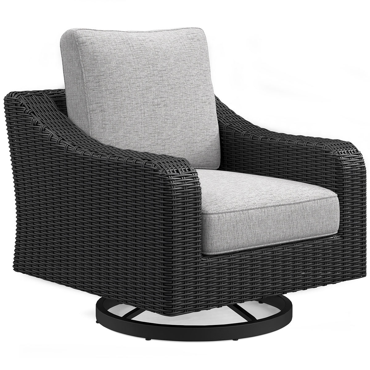 BEACH HOUSE BLACK SWIVEL CHAIR