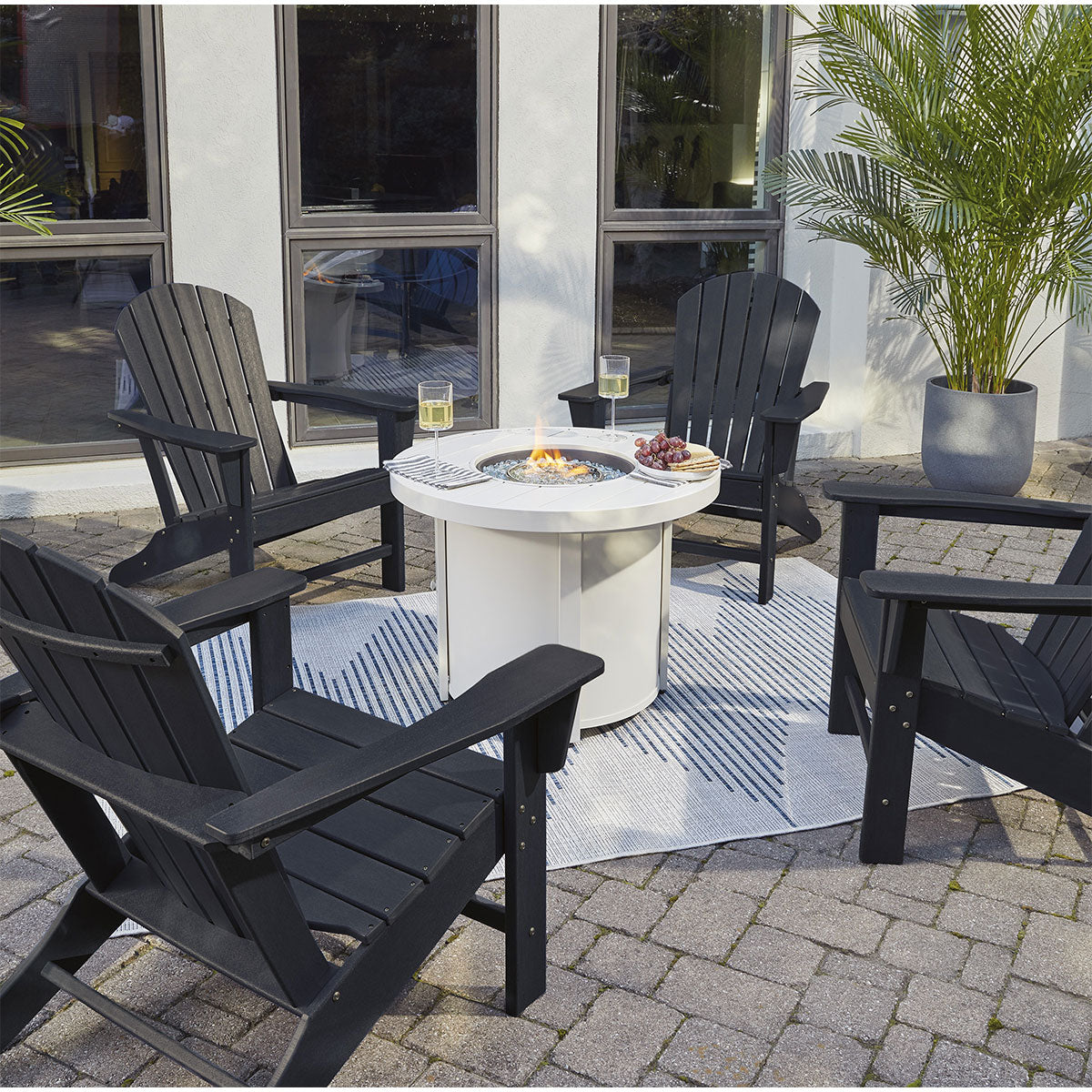 ADIRONDACK BLACK CHAIR