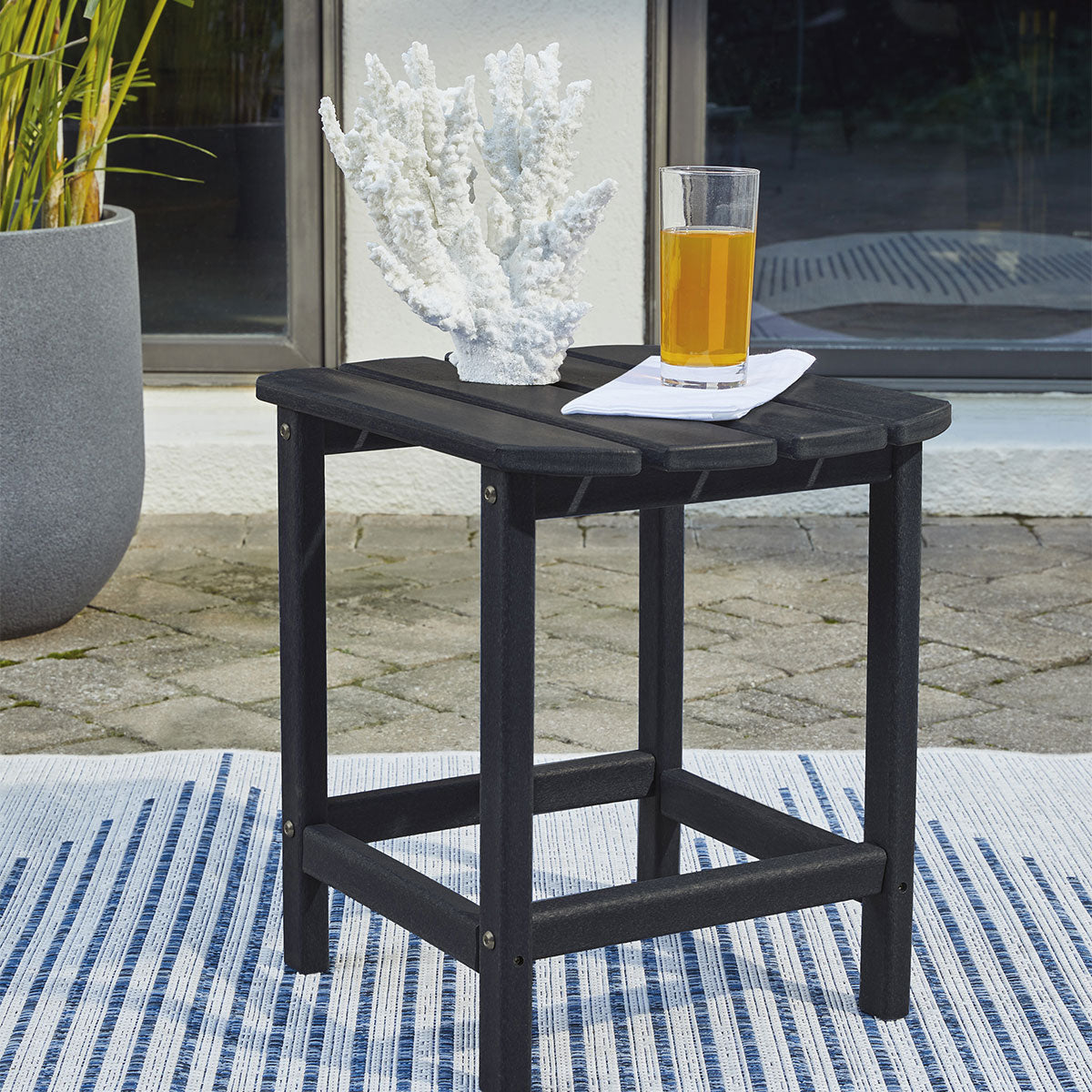 ADIRONDACK BLACK END TABLE