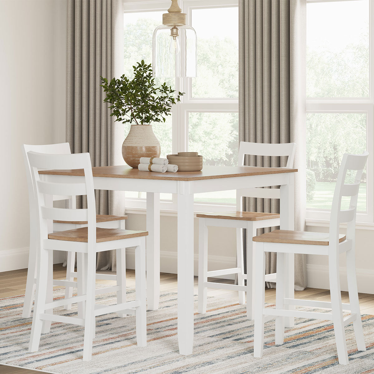 GESTHAVEN WHITE DINING CHAIR