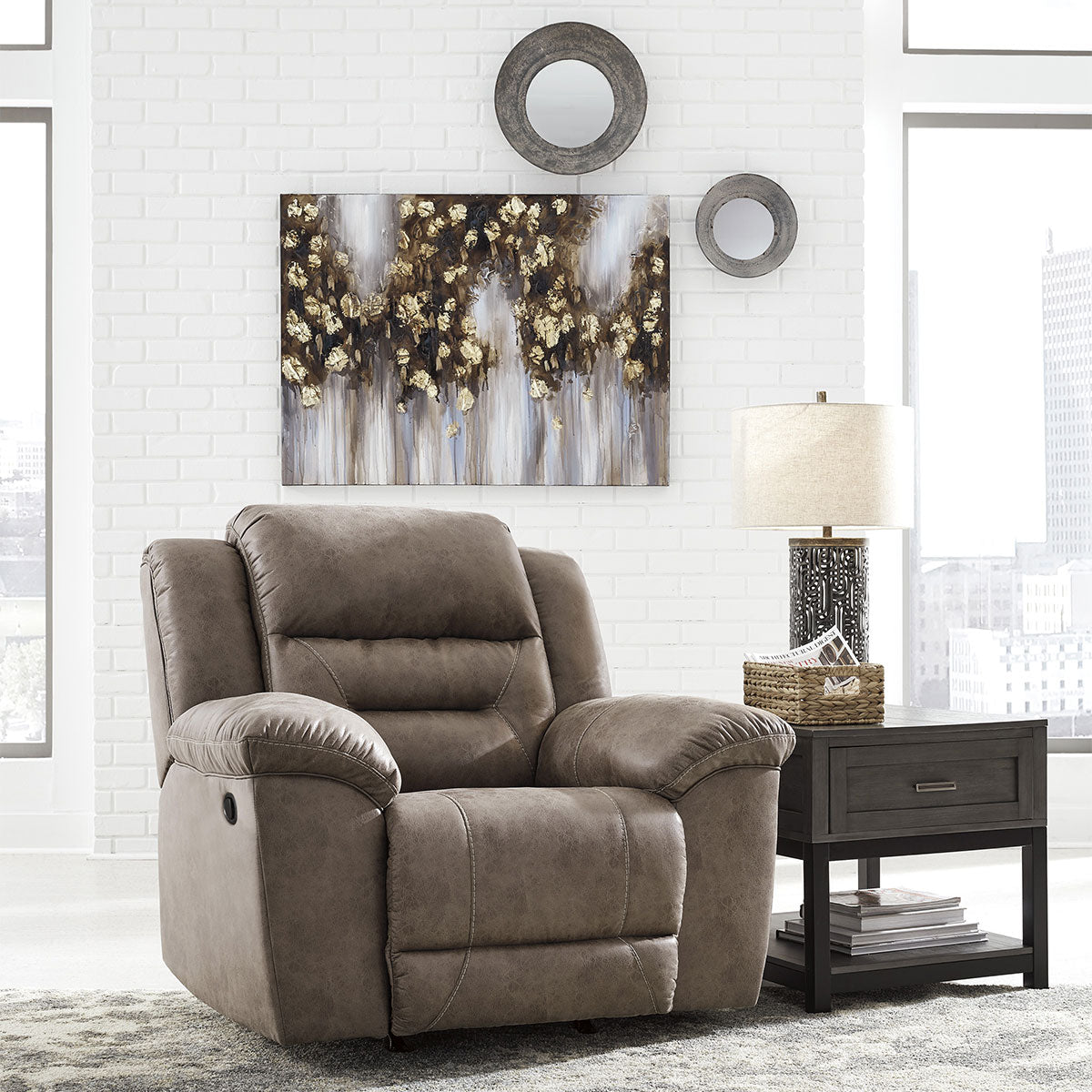 STONELAND FOSSIL MANUAL RECLINER
