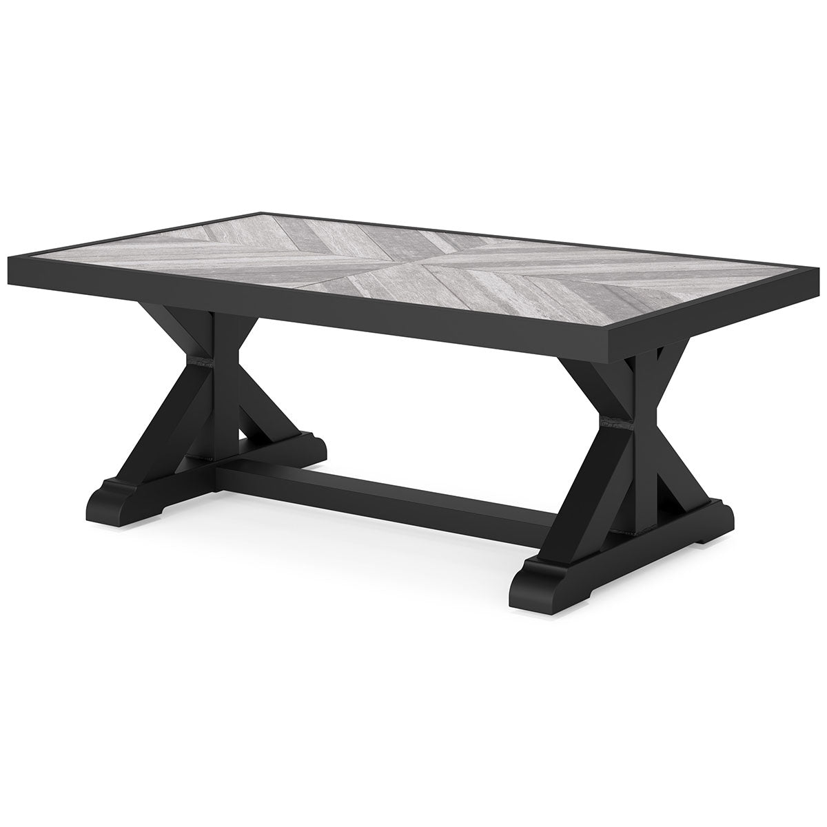 BEACH HOUSE BLACK COFFEE TABLE