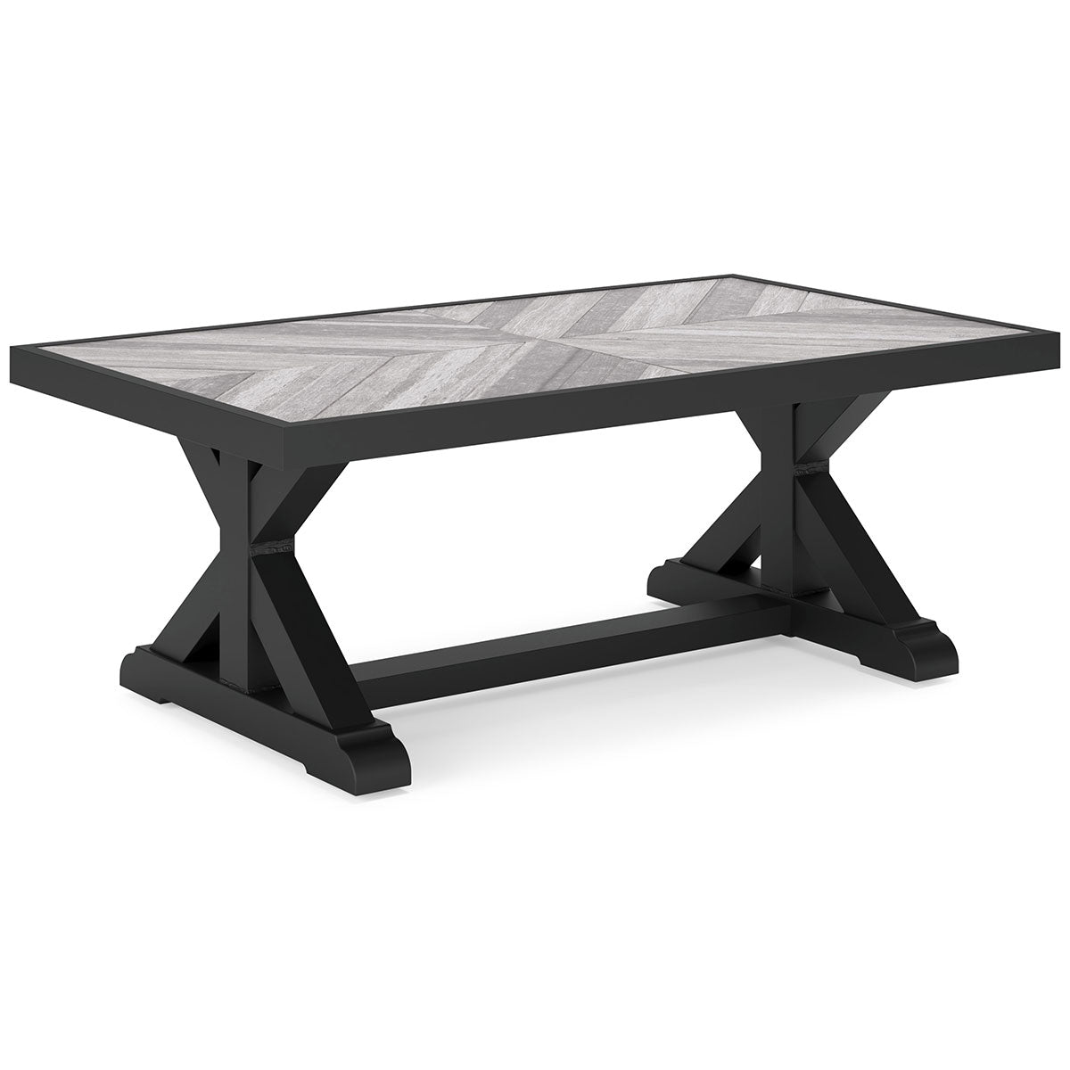 BEACH HOUSE BLACK COFFEE TABLE