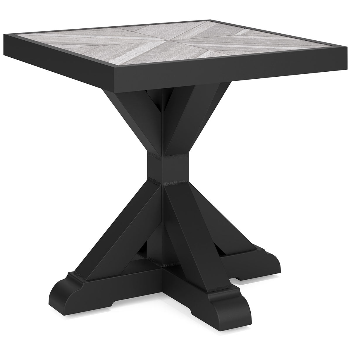 BEACH HOUSE BLACK END TABLE