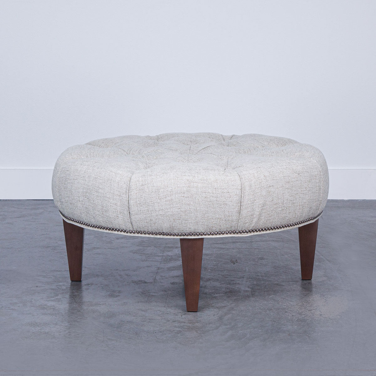 CUSTOM MEDIUM ROUND OTTOMAN