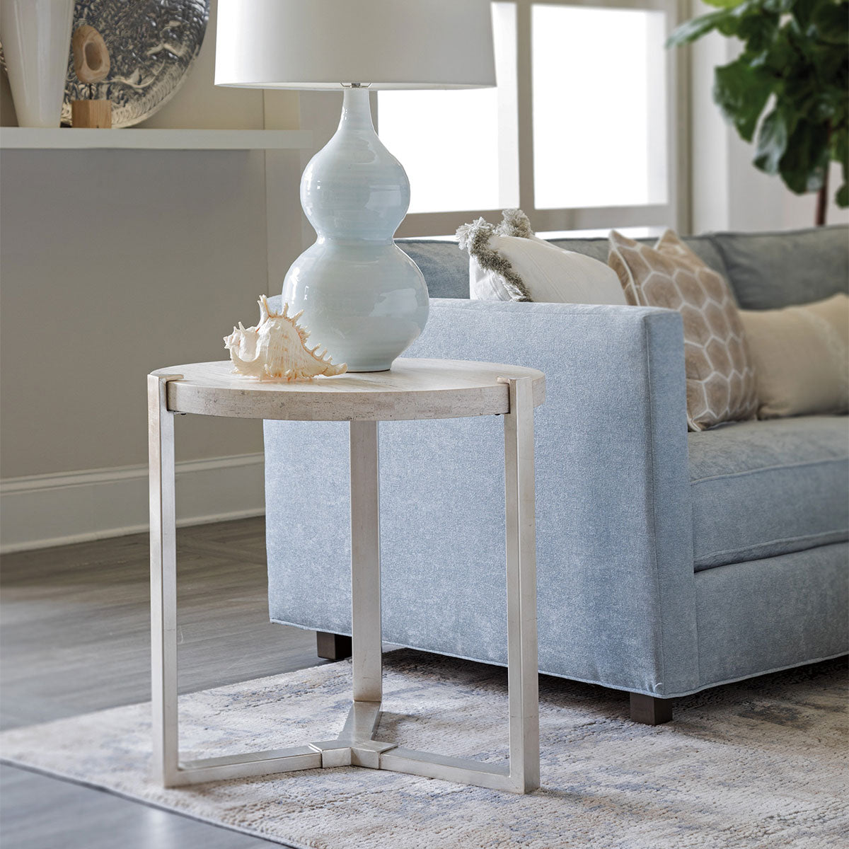 DENIZEN ROUND END TABLE