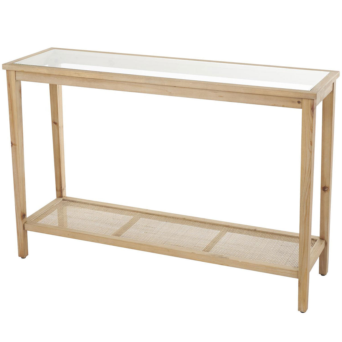WOOD CONSOLE TABLE