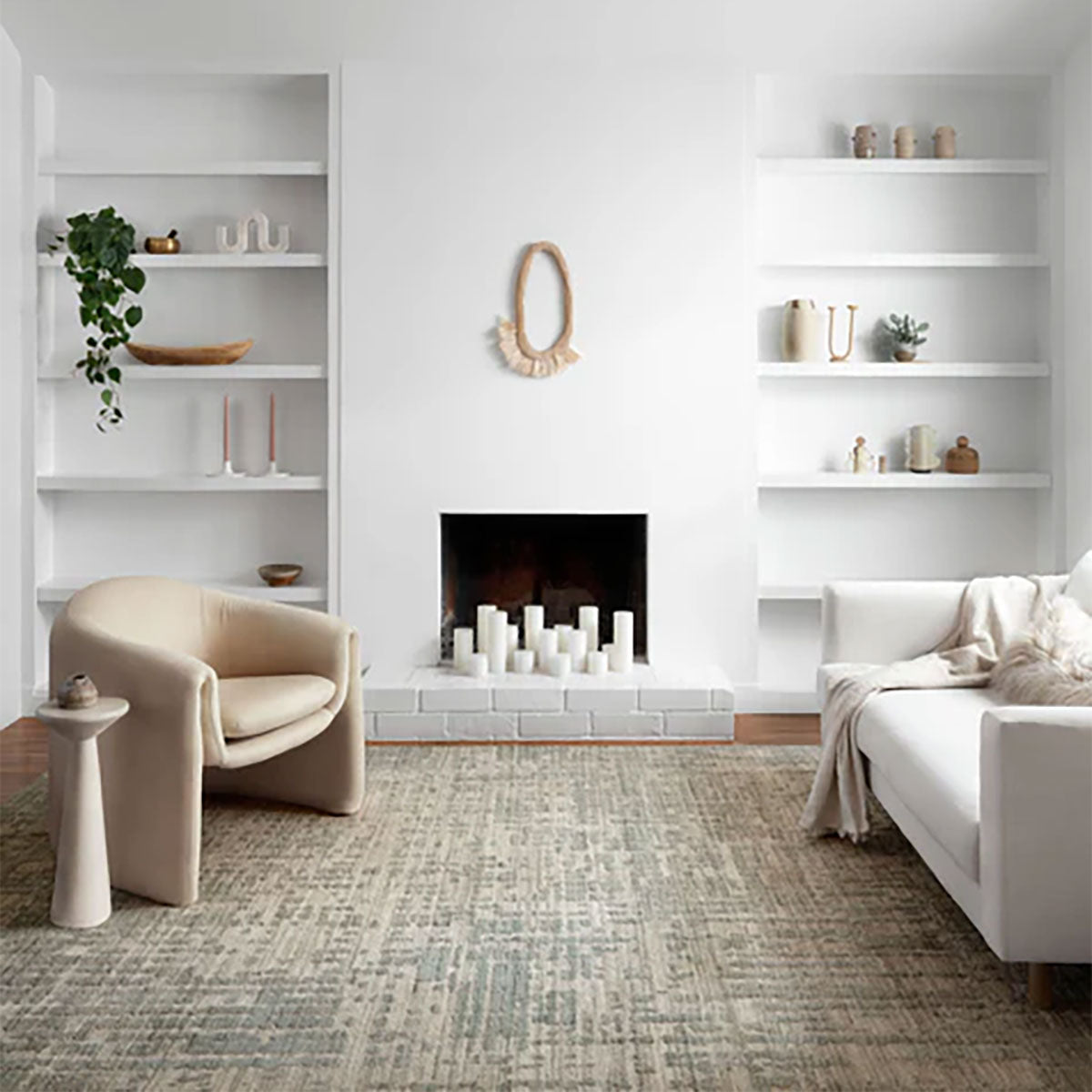 ARLO 2 STONE/TURQ 7'9X9'9 RUG