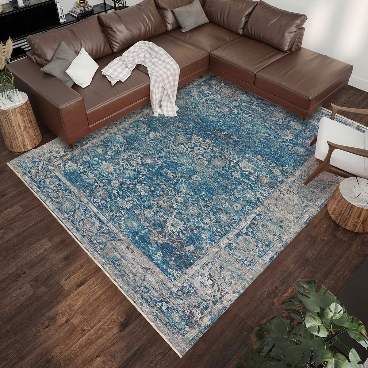 MARBELLA 2 NAVY 8X10 AREA RUG
