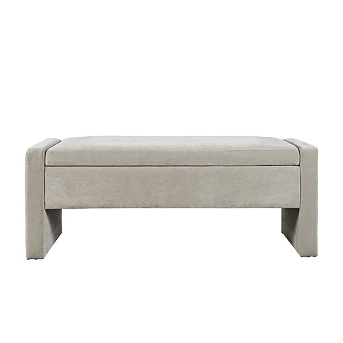 Braun Grey Storage Bench