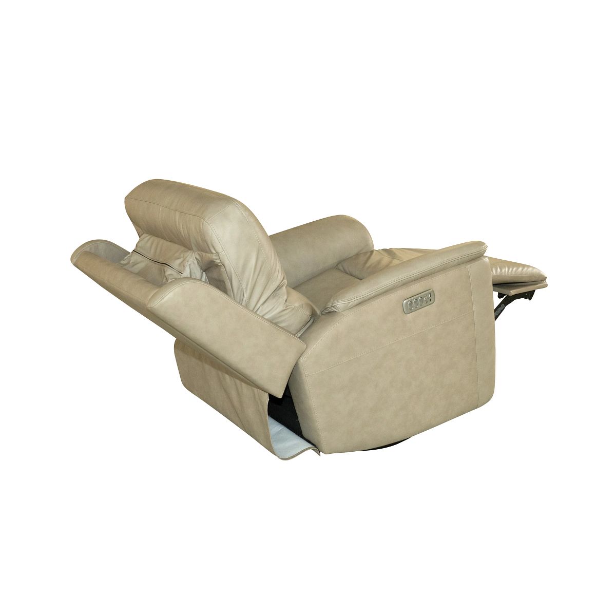 HENRY BEIGE SWIVEL GLIDER W/PHR/LUM/MAS