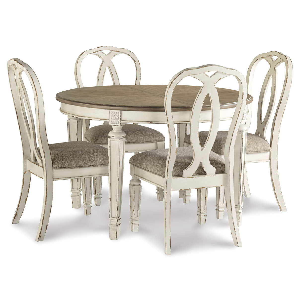 ROSLYN 5PC OVAL DINING SET