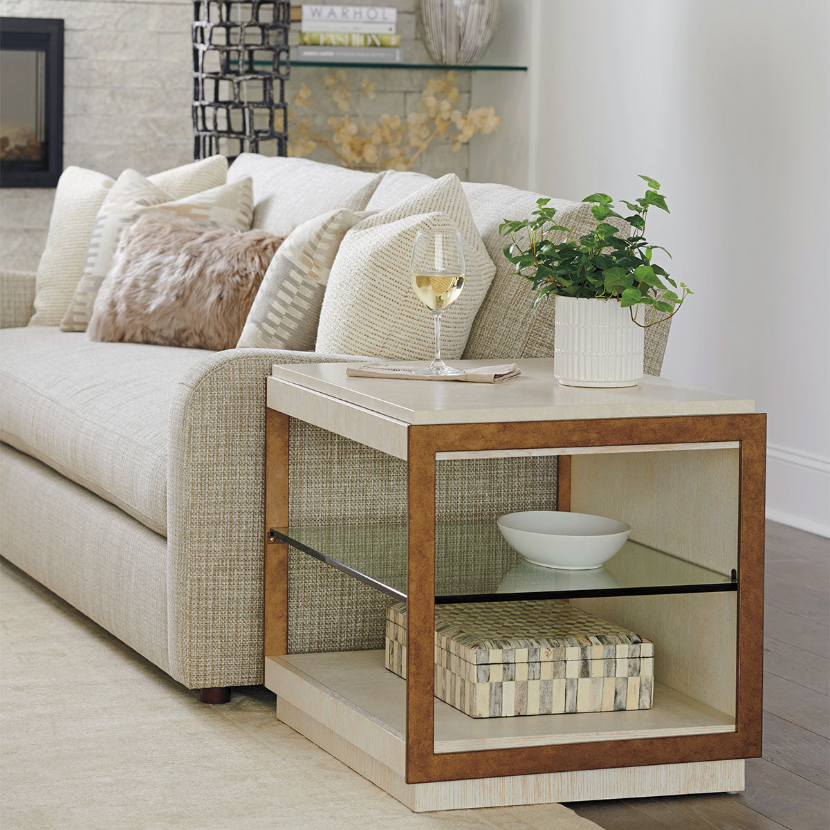 POINT LOBOS RECTANGLE END TABLE