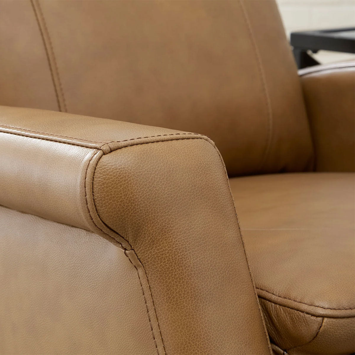 BRISTOL SWIVEL GLIDER RECLINER IN RUSSET