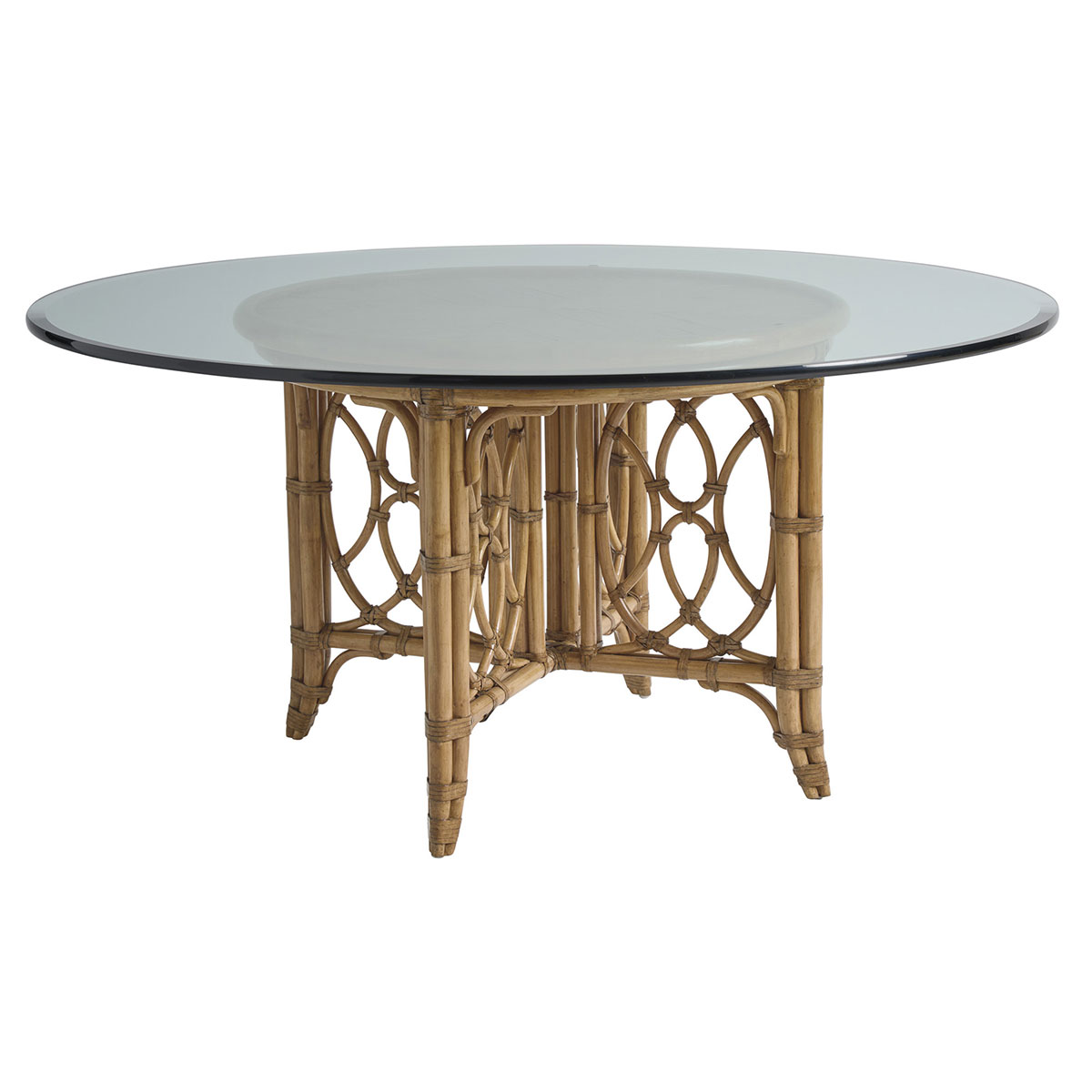 EMERALD BAY RATTAN 60" DINING TABLE