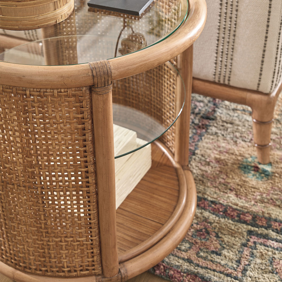 TORTUGA ROUND END TABLE