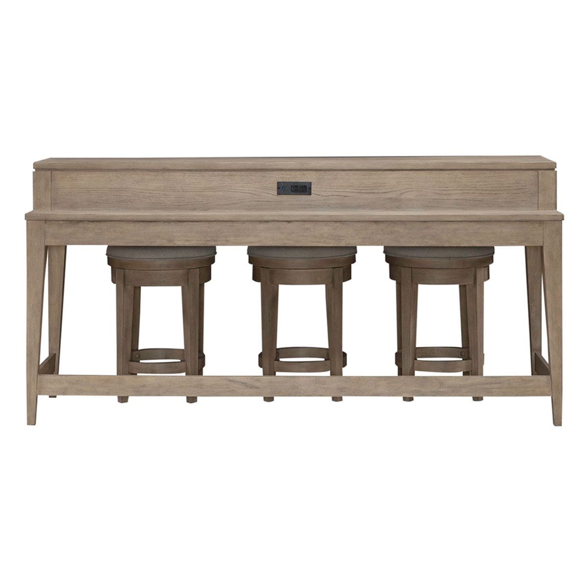BRENTWOOD CONSOLE W/3 STOOLS