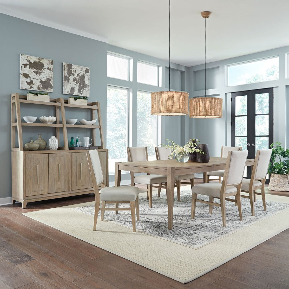 BRENTWOOD RECTANGLE 7 PIECE DINING