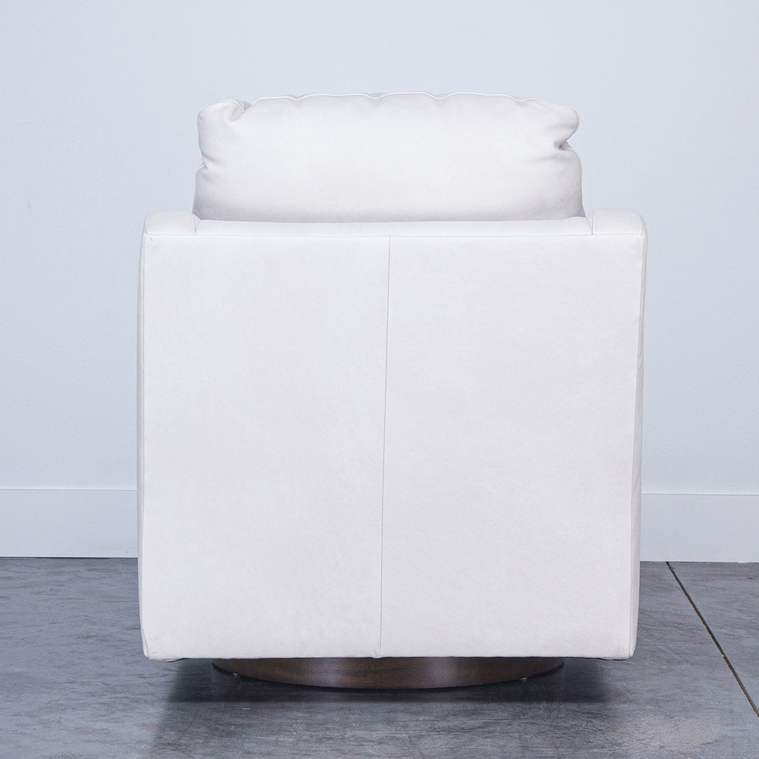 CUSTOM FULL LEATHER SWIVEL CHAIR