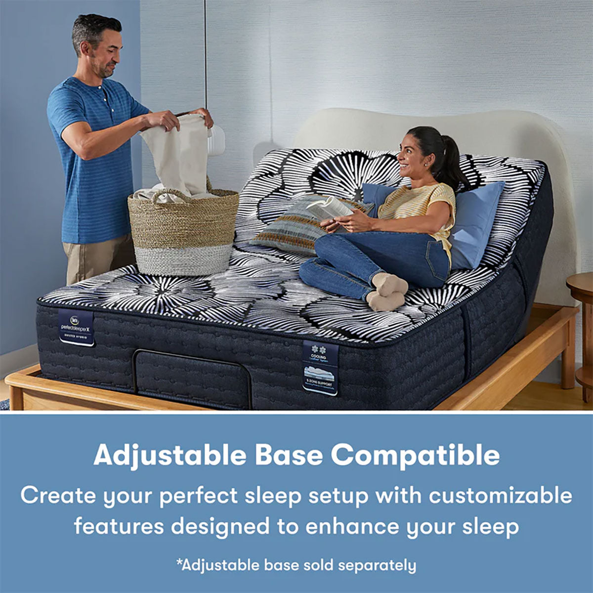 Perfect Sleeper X Quilt Max Firm Pillow Top Queen