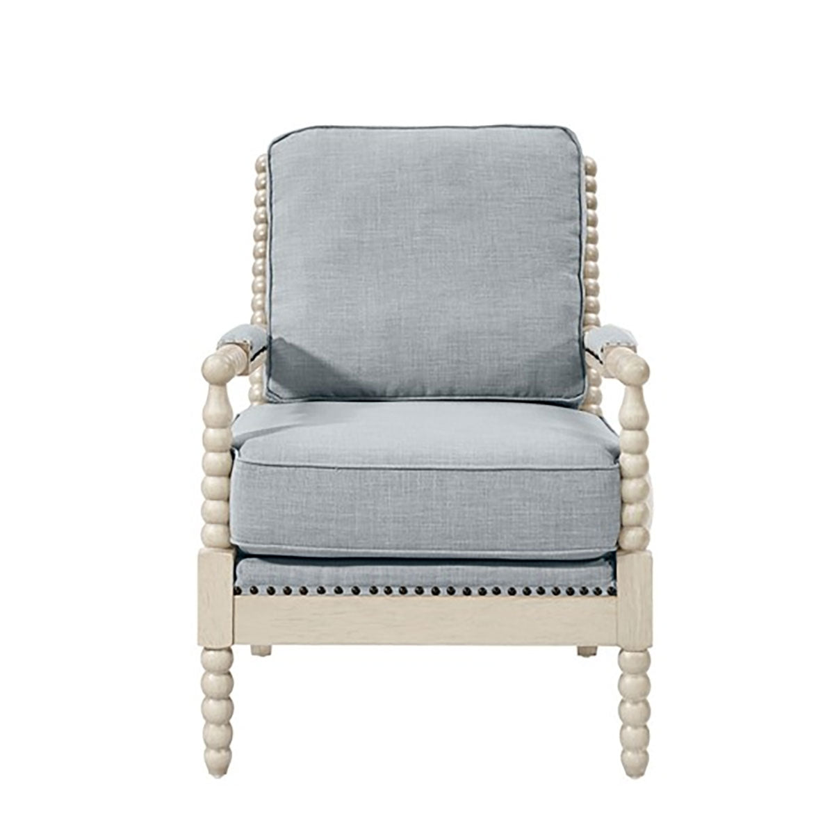 DONAHAN CHAIR IN BLUE/CREAM