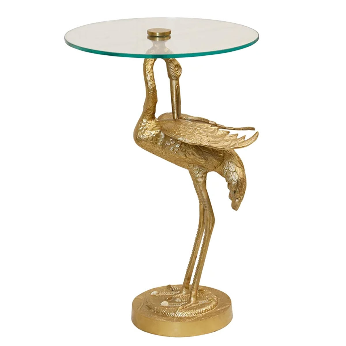 GOLD CRANE SIDE TABLE