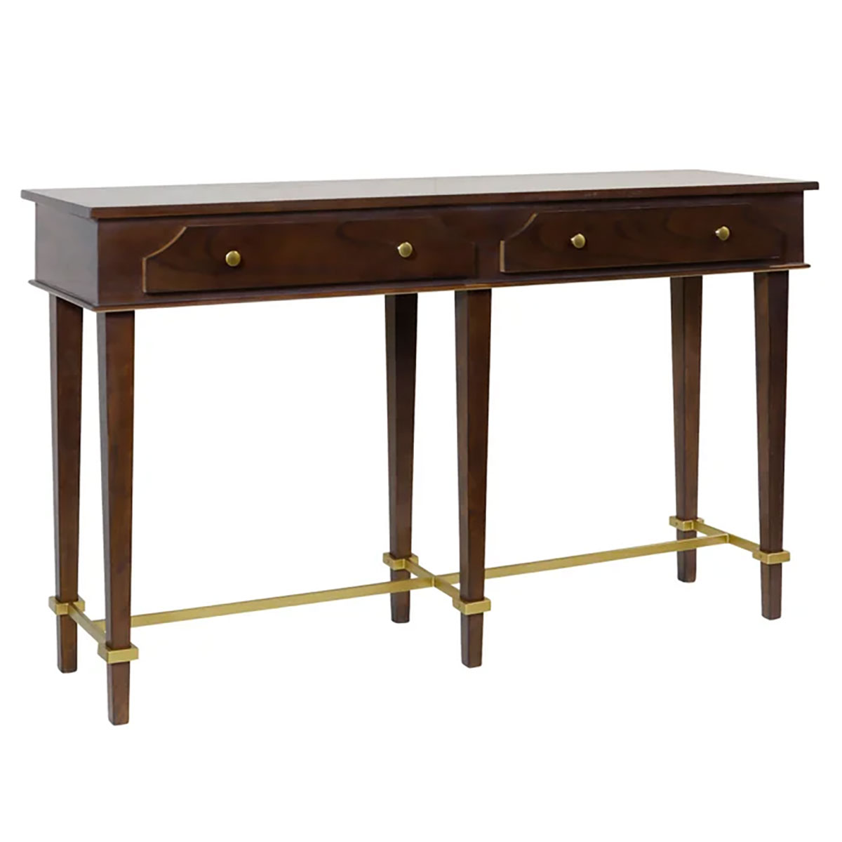 DARK CARAMEL & GOLD CONSOLE