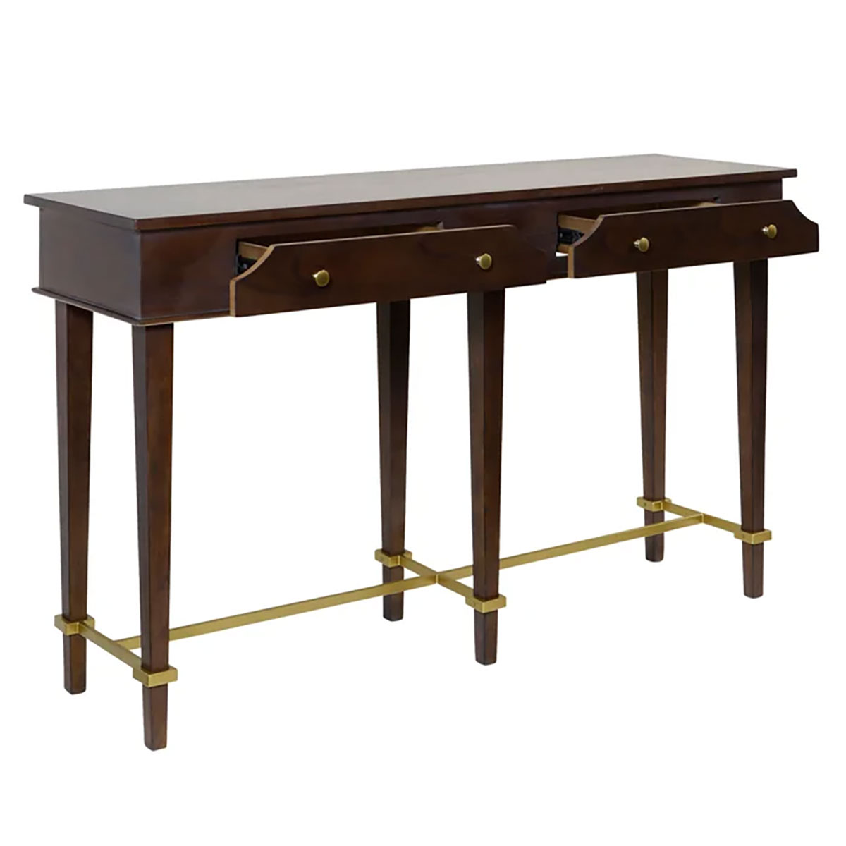 DARK CARAMEL & GOLD CONSOLE