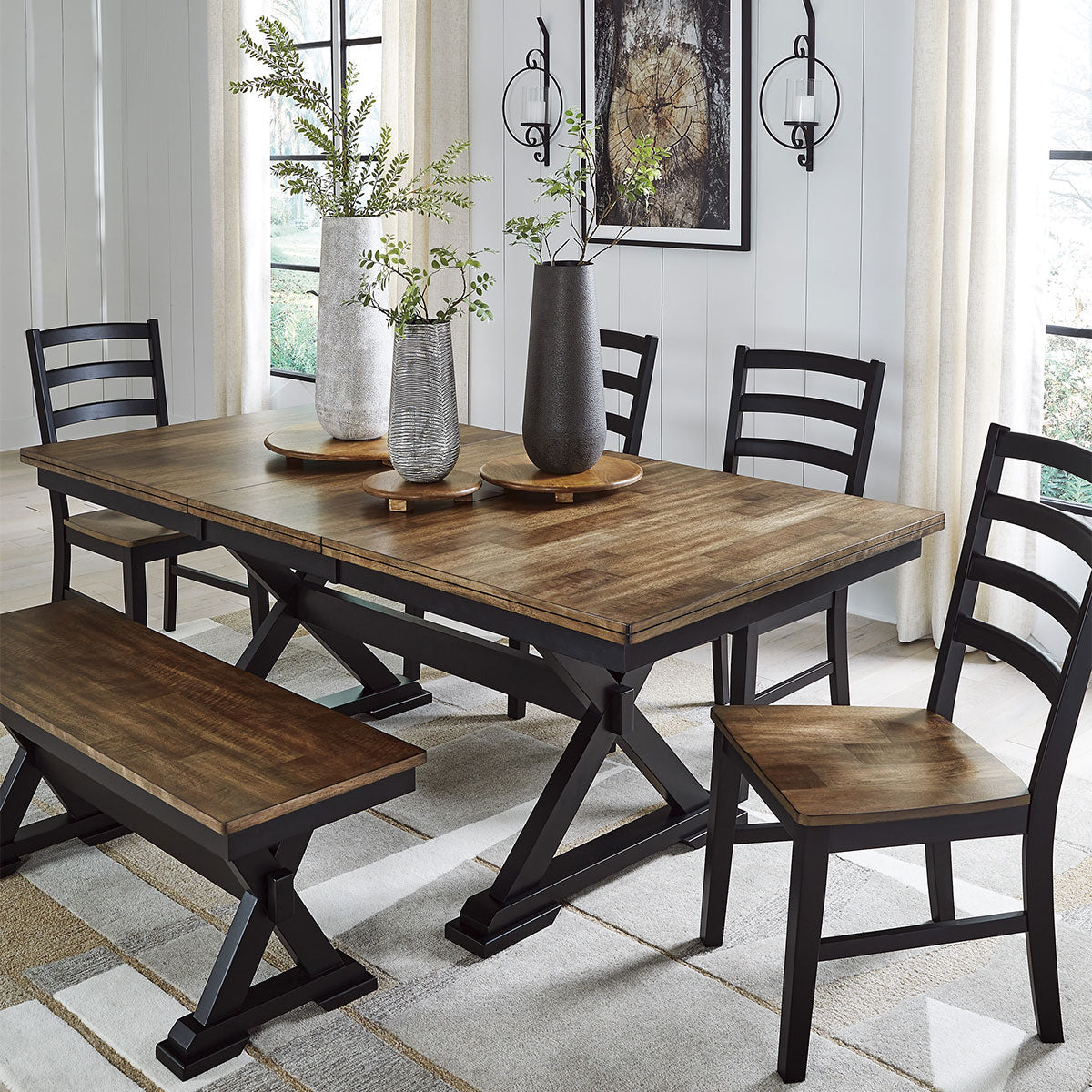 WILDENAUER BLACK DINING CHAIR
