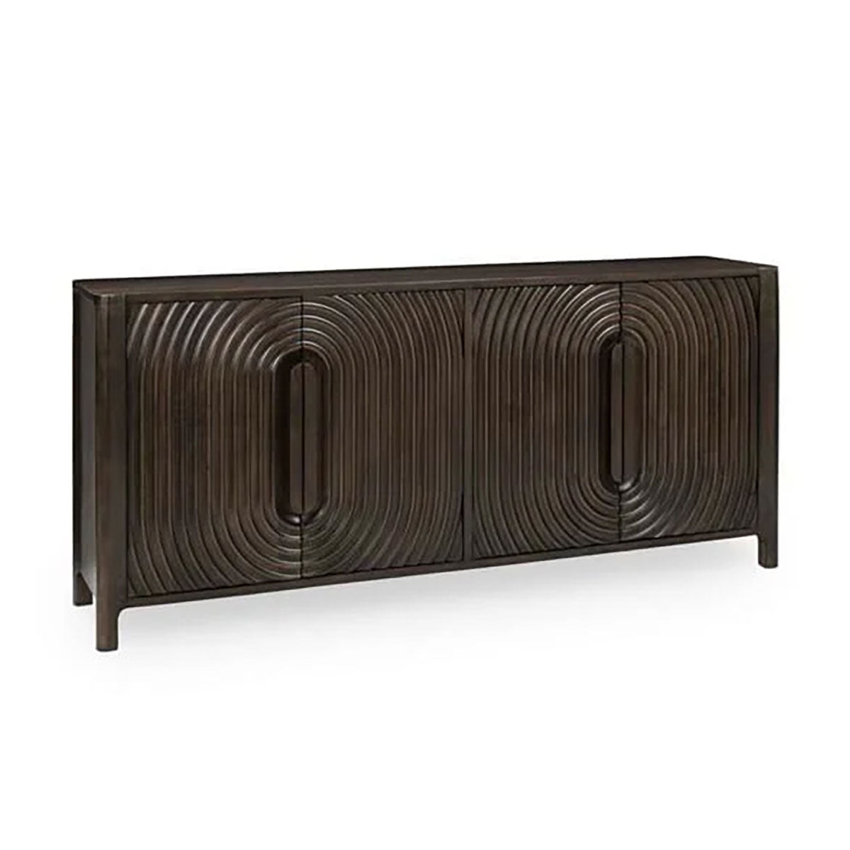 COLSON BROWN FOUR DOOR COLSON CABINET