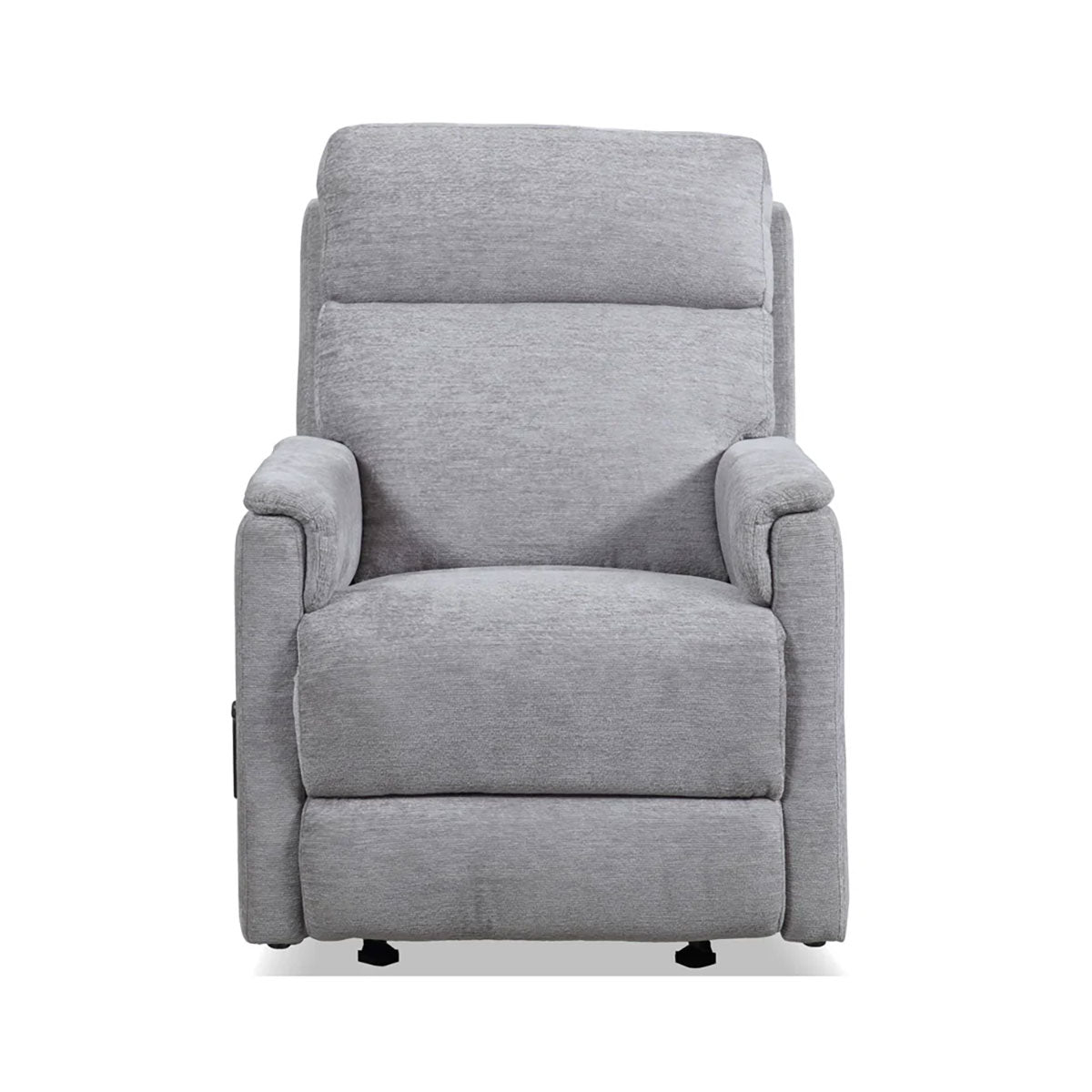 COMPACT GRAY MANUAL GLIDER RECLINER
