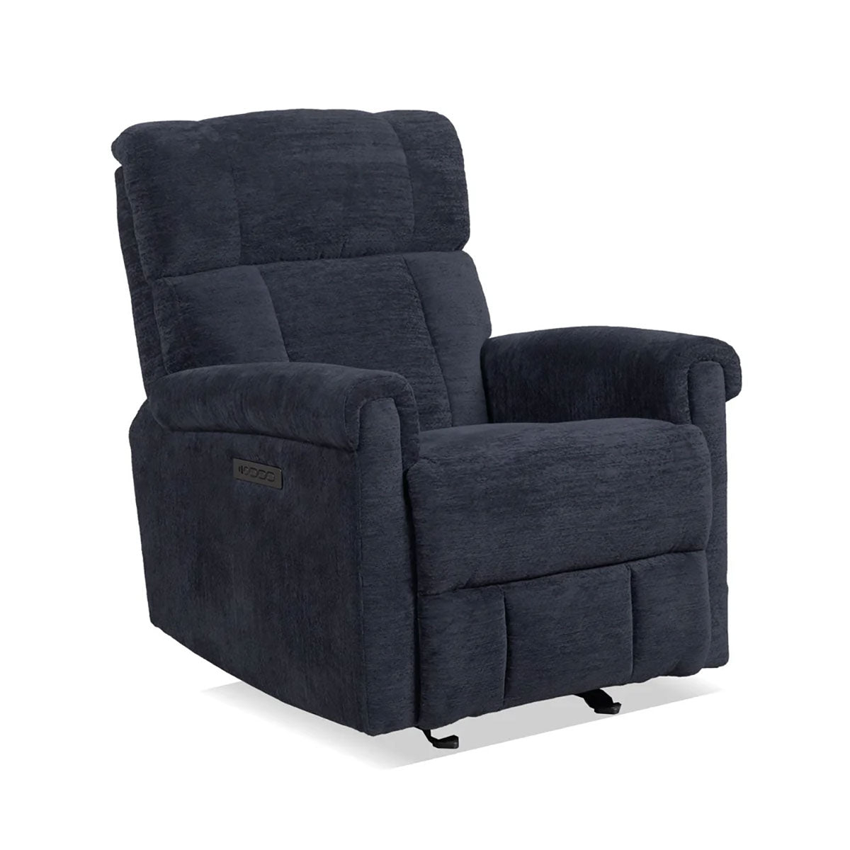CLASSIC BLUE RECLINER W/POWER HEADREST /LUMBAR
