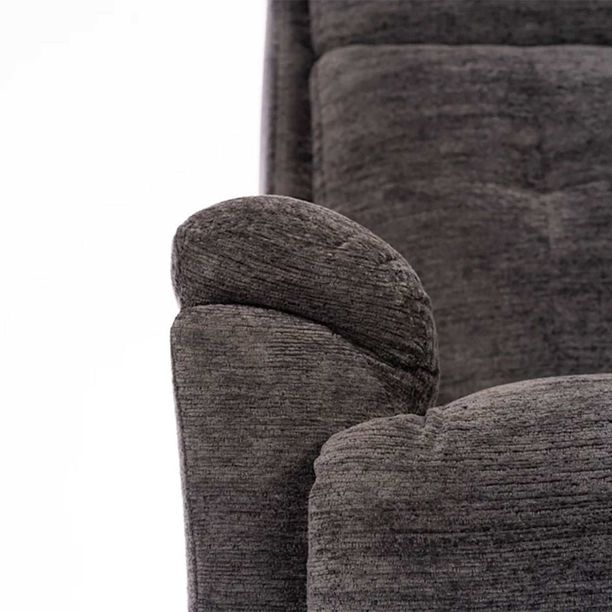 SOPHISTICATED STEEL SWIVEL GLIDER RECLINER POWER HEADREST LUMBAR