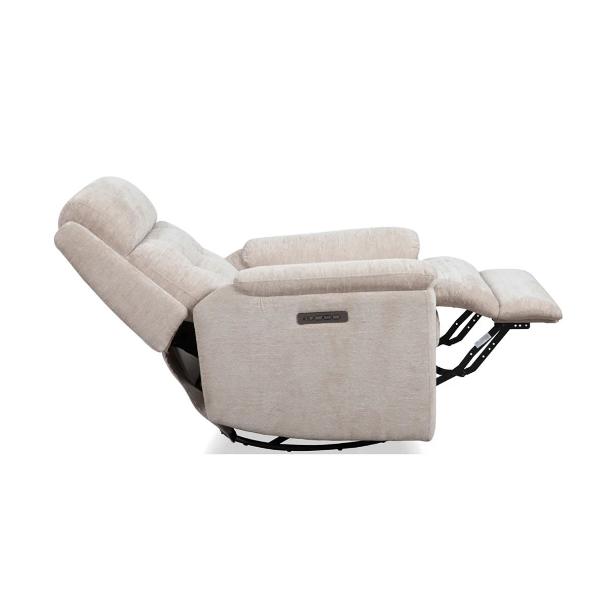 SOPHISTICATED OAT SWIVEL GLIDER RECLINER POWER HEADREST LUMBAR