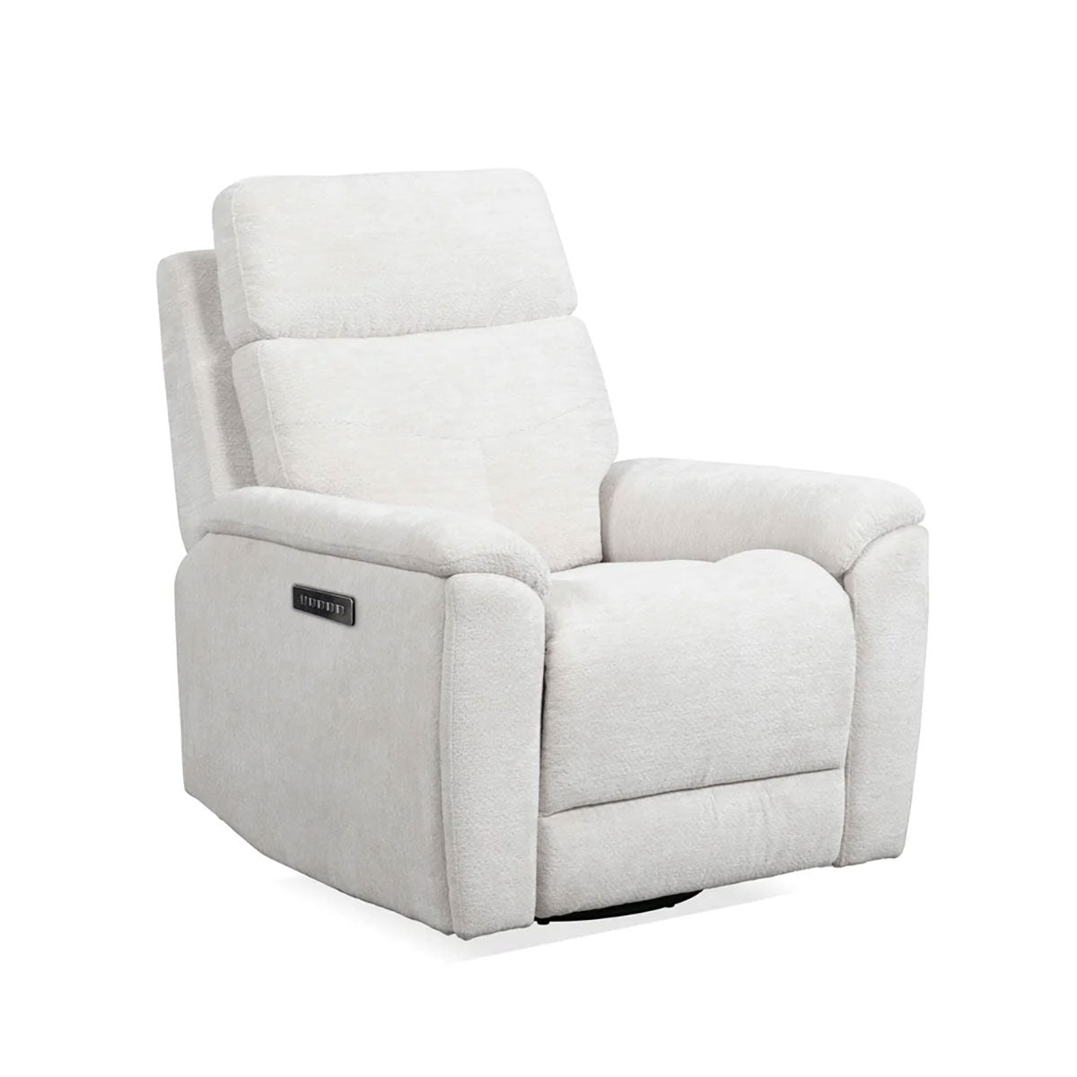 REFINED PEARL SWIVEL GLIDER RECLINER POWER HEADREST / LUMBAR