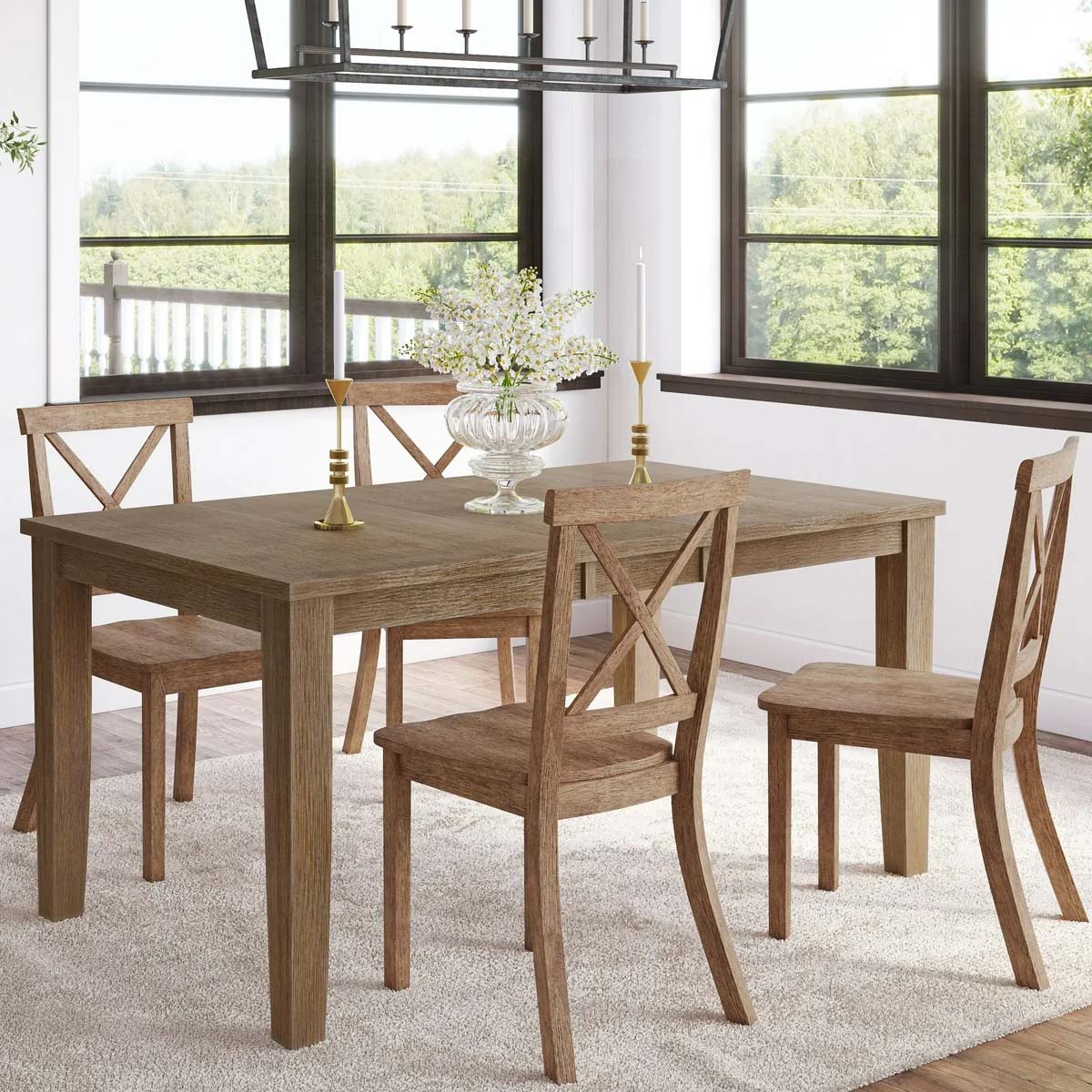 EASTERN TIDES BISQUE DINING TABLE