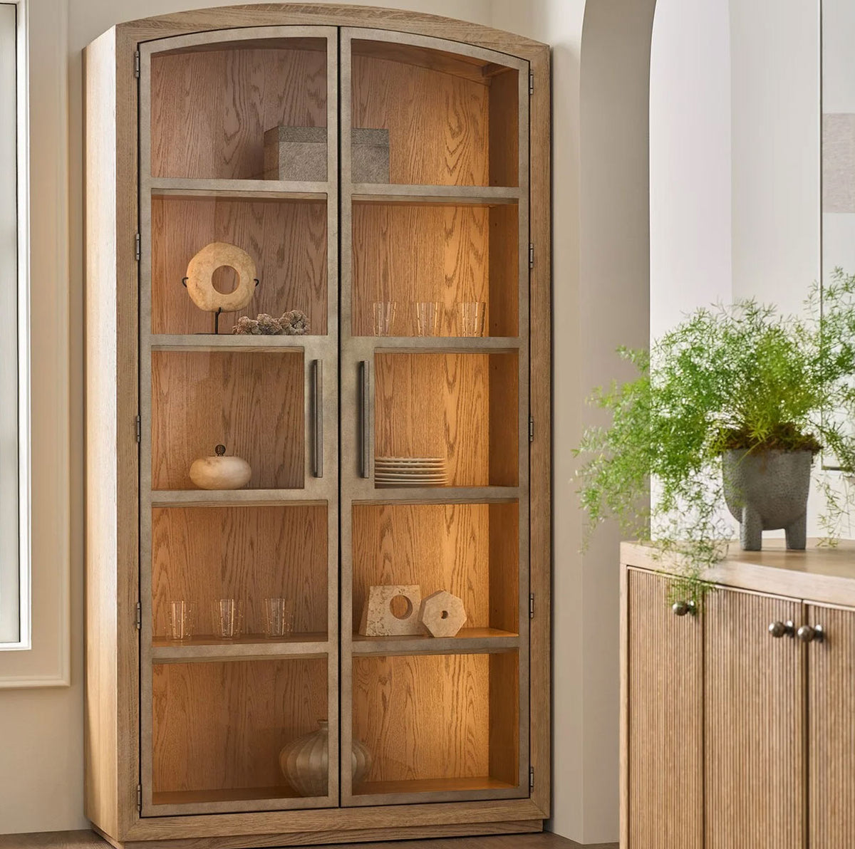 SCRIBE TAN CABINET