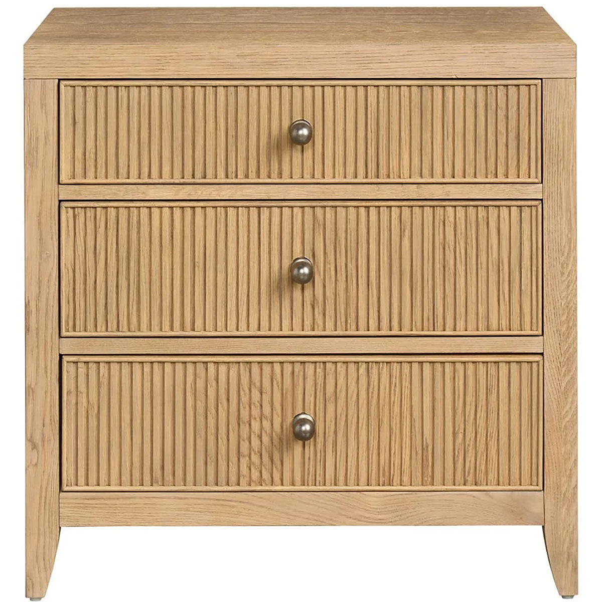 Carmen Tan Three Drawer Nightstand